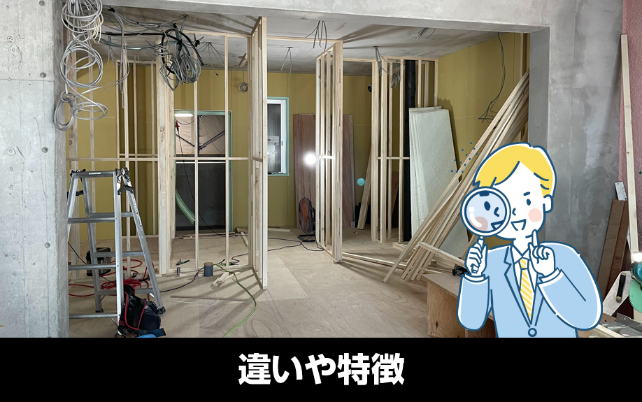 「A工事」「B工事」「C工事」の違いや特徴