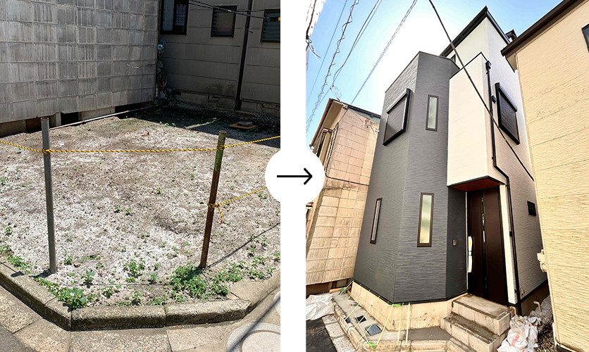 荒川区東日暮里　敷地面積24.30㎡